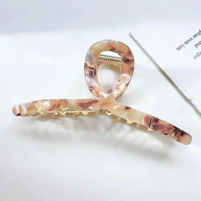 Korean Style Acetate Hair Clip Female Hawksbill Shark Design - Image 3