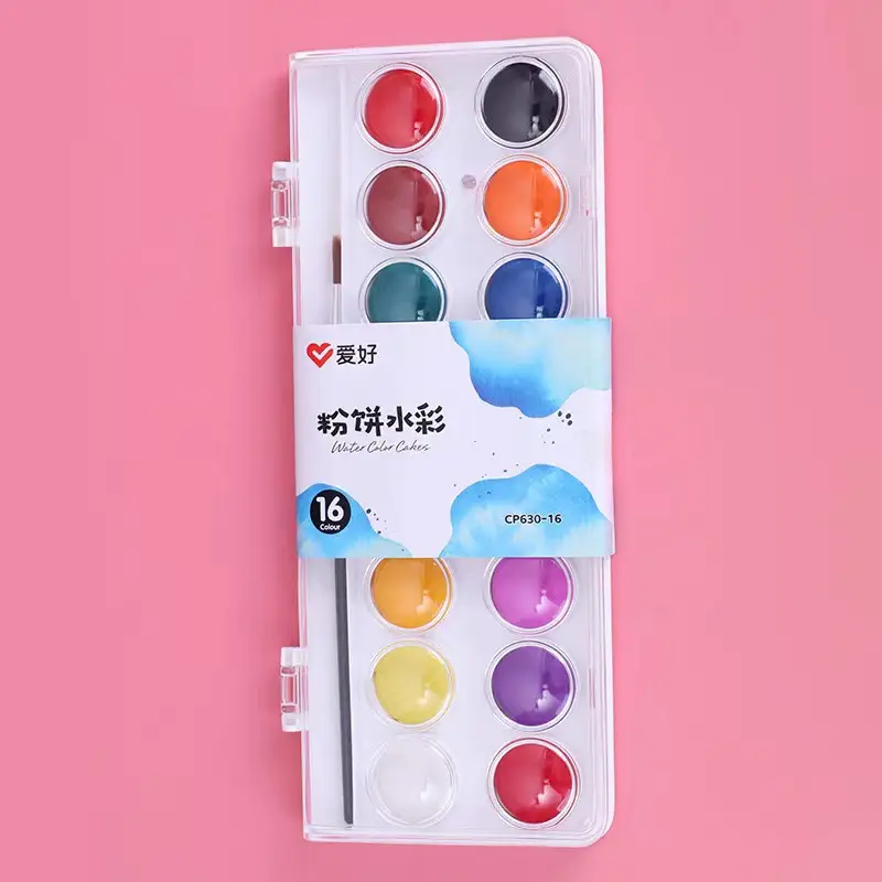 Hobby watercolor gouache paint suit art hand-painted painting tools acrylic student painting beginner washable