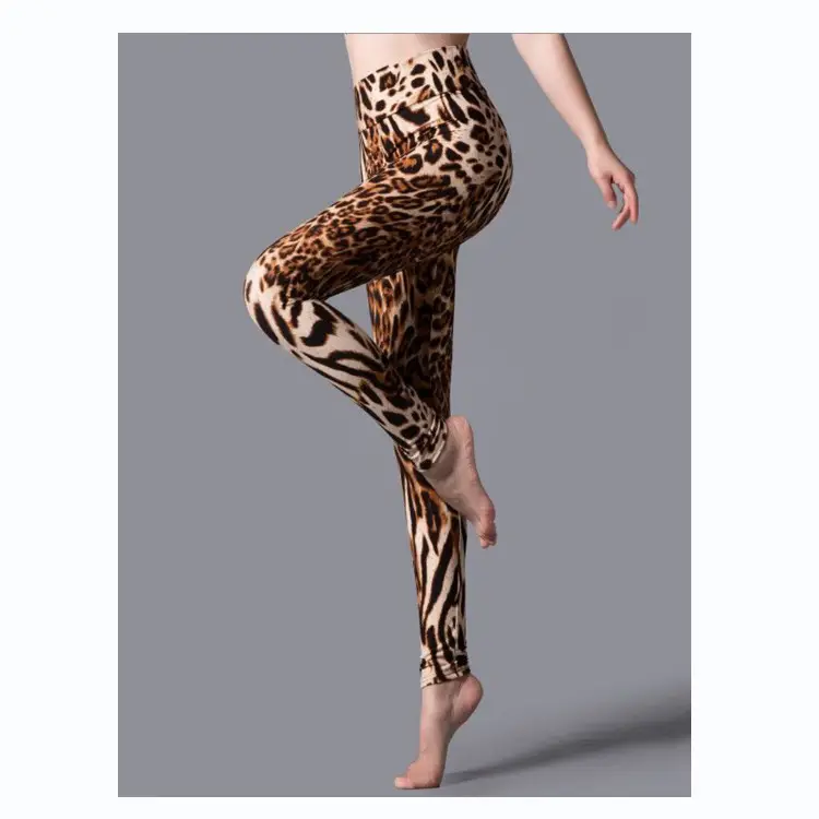Women Printed Multi-Color High Waist Yoga Leggings CM1031 - Image 9