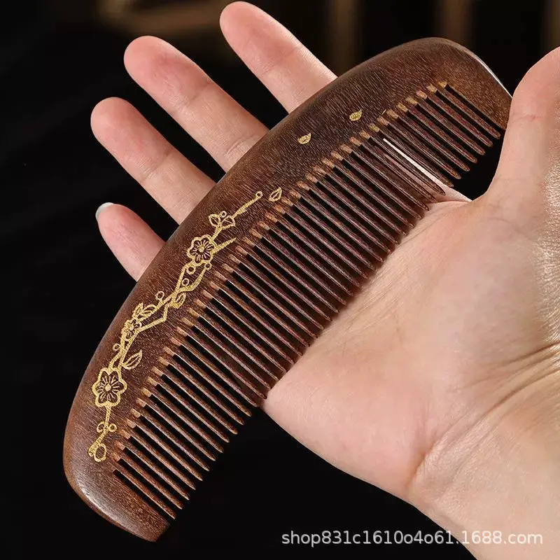 Wooden Meridian Comb for Women Scalp Massage - Image 7