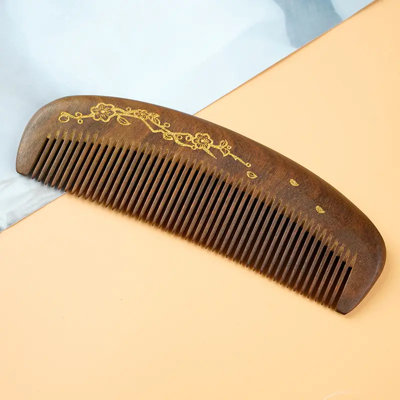 Wooden Meridian Comb for Women Scalp Massage - Image 2
