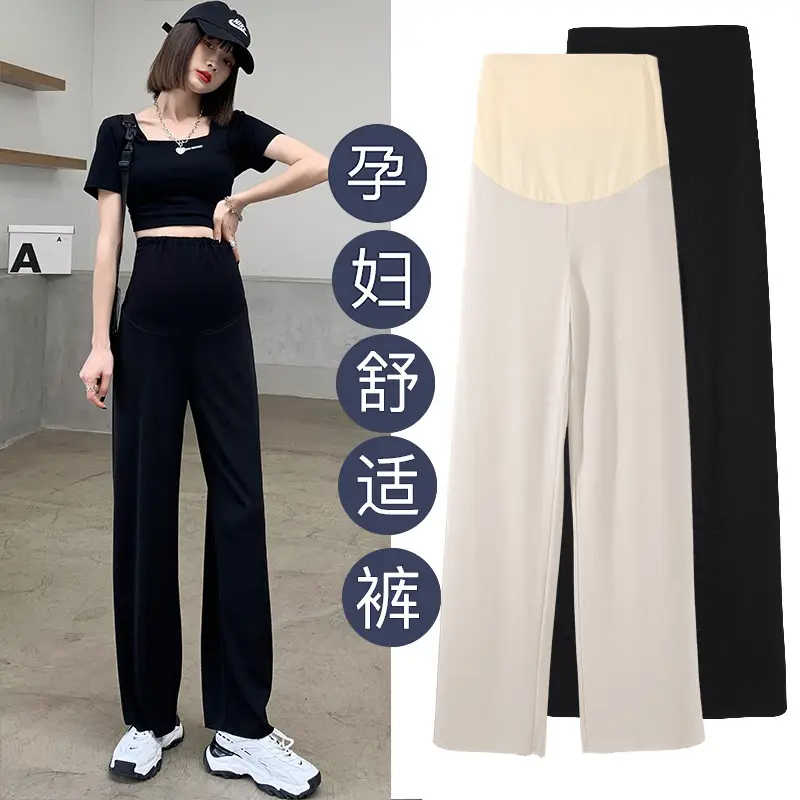 Wide Leg Thin Pads Pants for Women Summer - Image 6