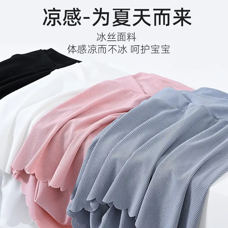 Ice Silk Anti-Light Summer Women's Leggings - Image 9