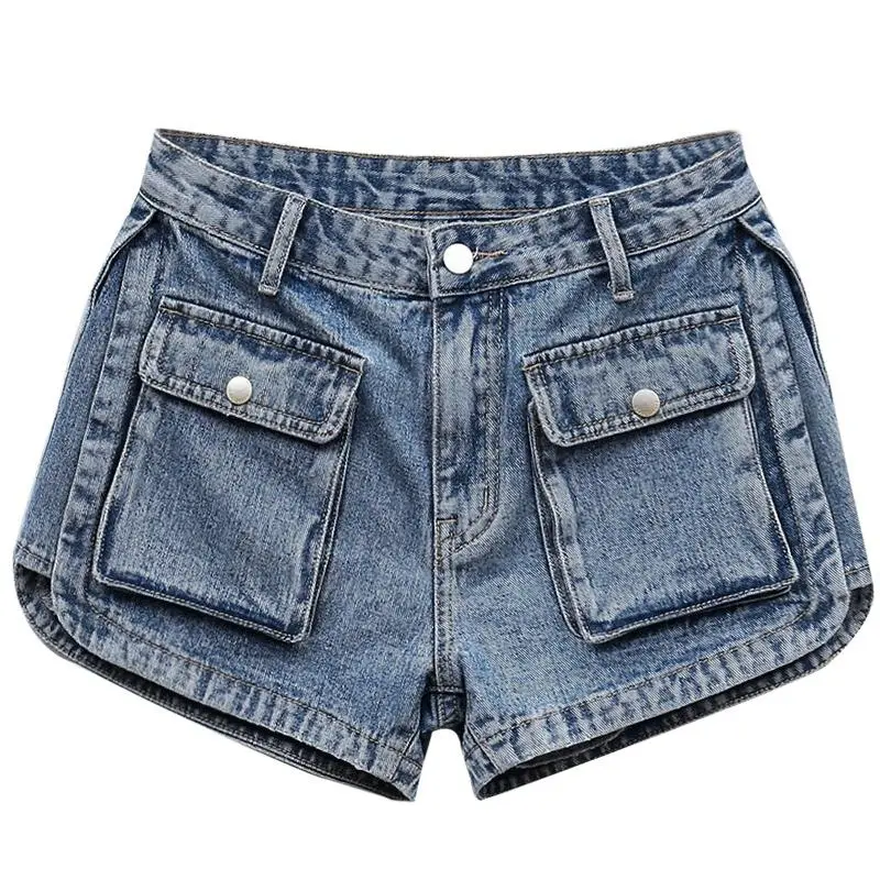 Denim Shorts Women High Waist 2022 New - Image 7