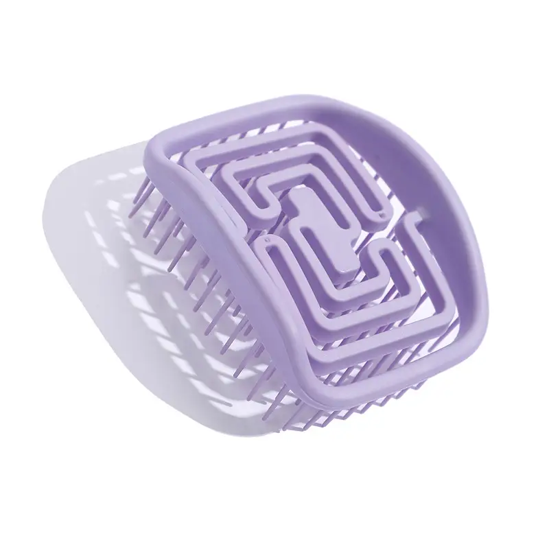 Hollow Square Shampoo Comb Candy Color Back Shape Massage - Image 4