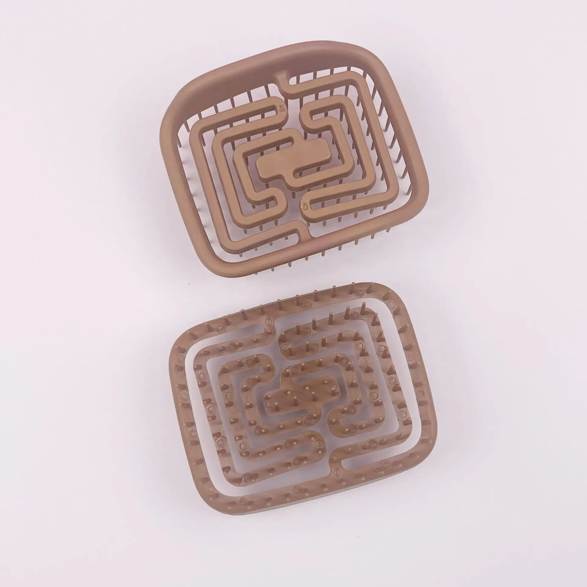 Hollow Square Shampoo Comb Candy Color Back Shape Massage - Image 8