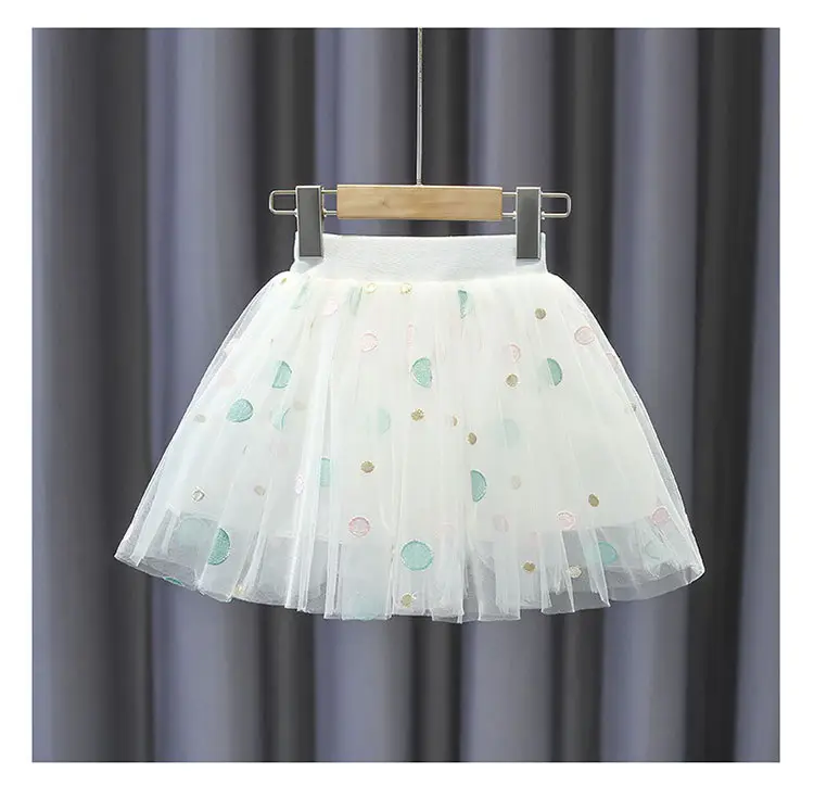 Girls' Pink Tulle Skirt Set 2022 Summer — feature 10