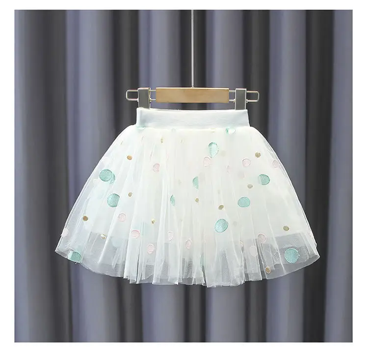 Girls' Pink Tulle Skirt Set 2022 Summer — feature 11