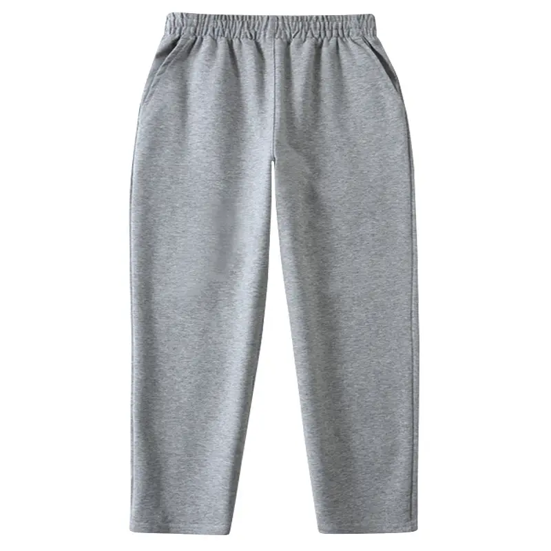 Grey Fat Kids Cotton Sports Pants 20-30c