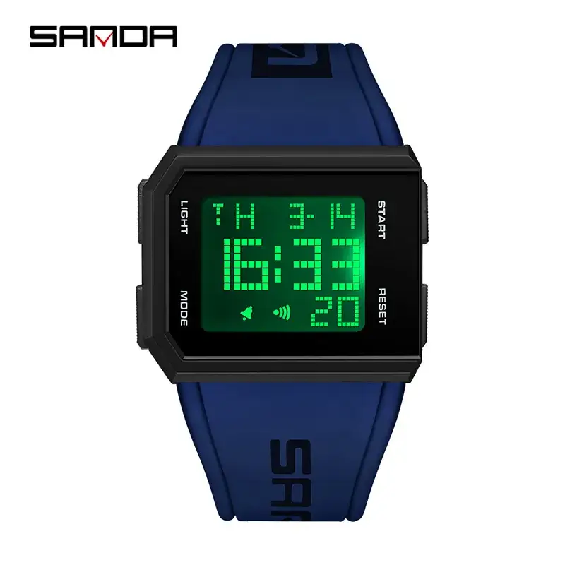 Sanda Red Digital Electronic Watch for Youth - Image 11