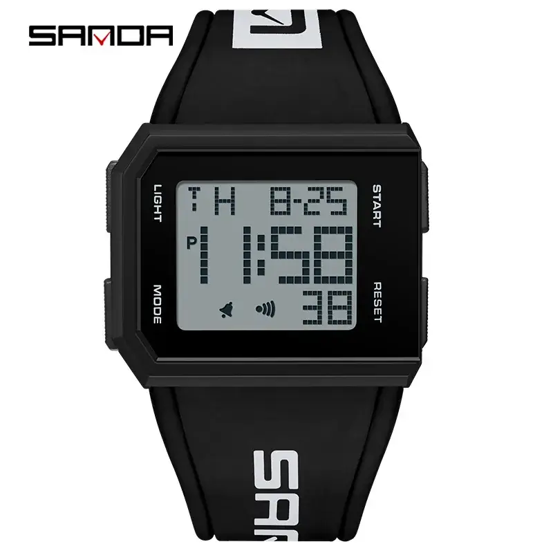 Sanda Red Digital Electronic Watch for Youth - Image 3
