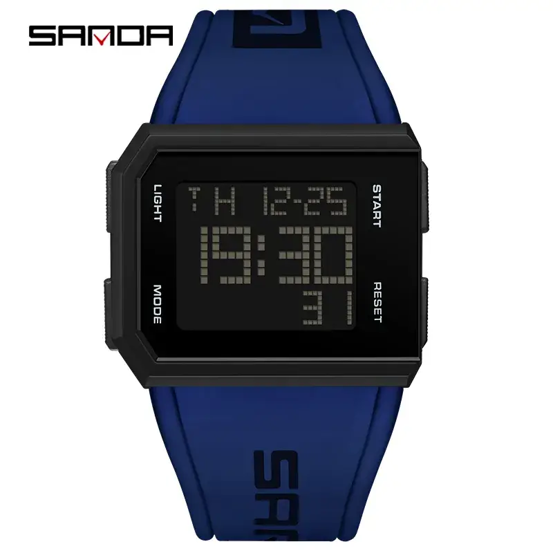 Sanda Red Digital Electronic Watch for Youth - Image 5