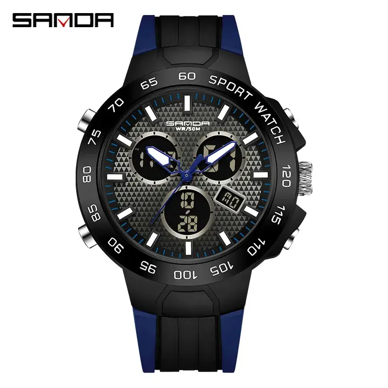 Sanda Digital Watch for Men Women Outdoor Waterproof Luminous - Image 7