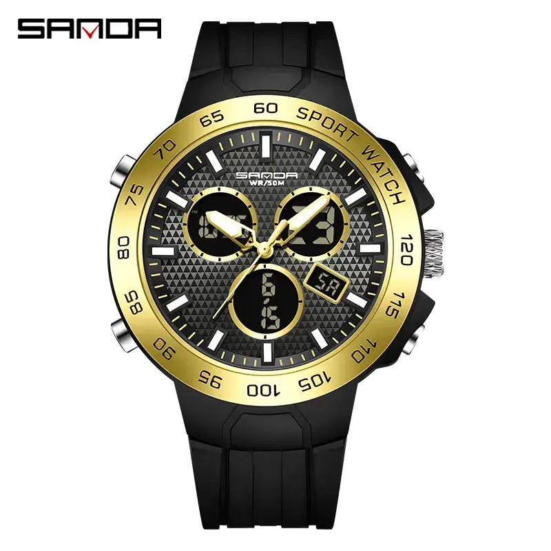 Sanda Digital Watch for Men Women Outdoor Waterproof Luminous - Image 2
