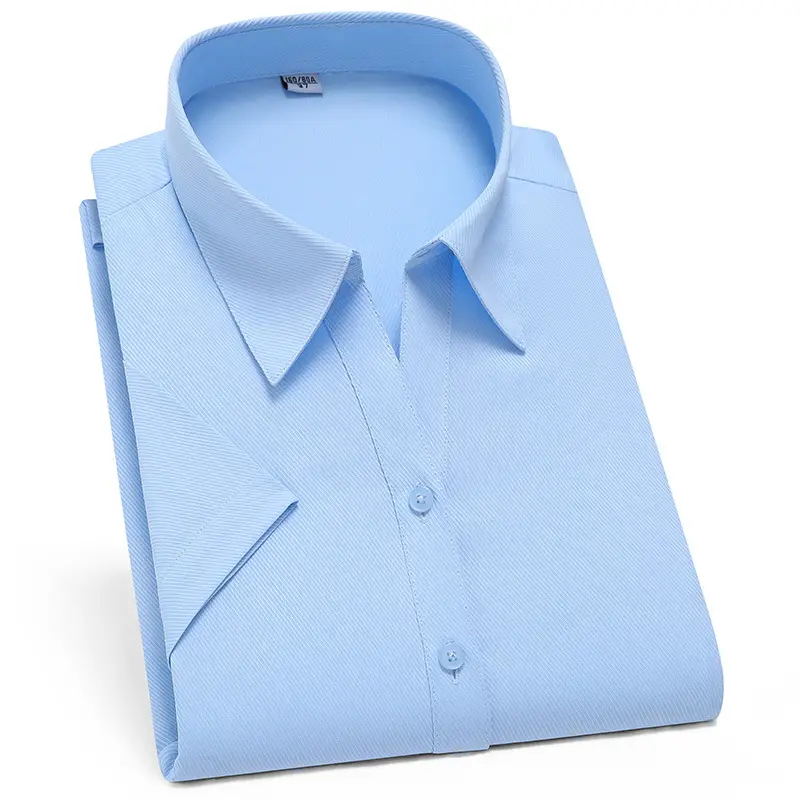 Jindun Men White Business Shirt with Logo Embroidery - Image 9