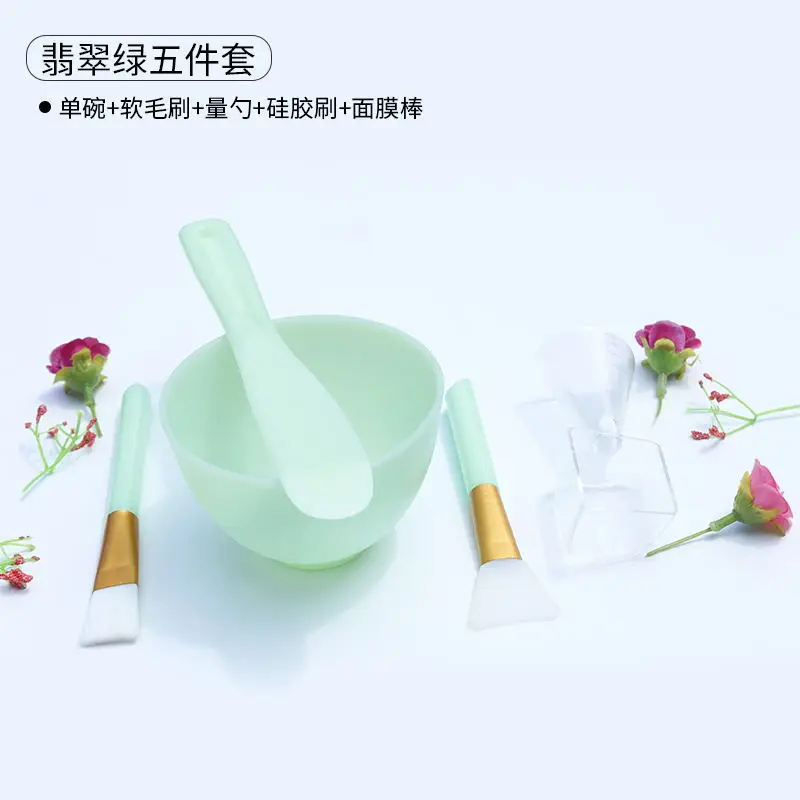 White Silicone Mask Brush & Stick Set for Face Care - Image 14