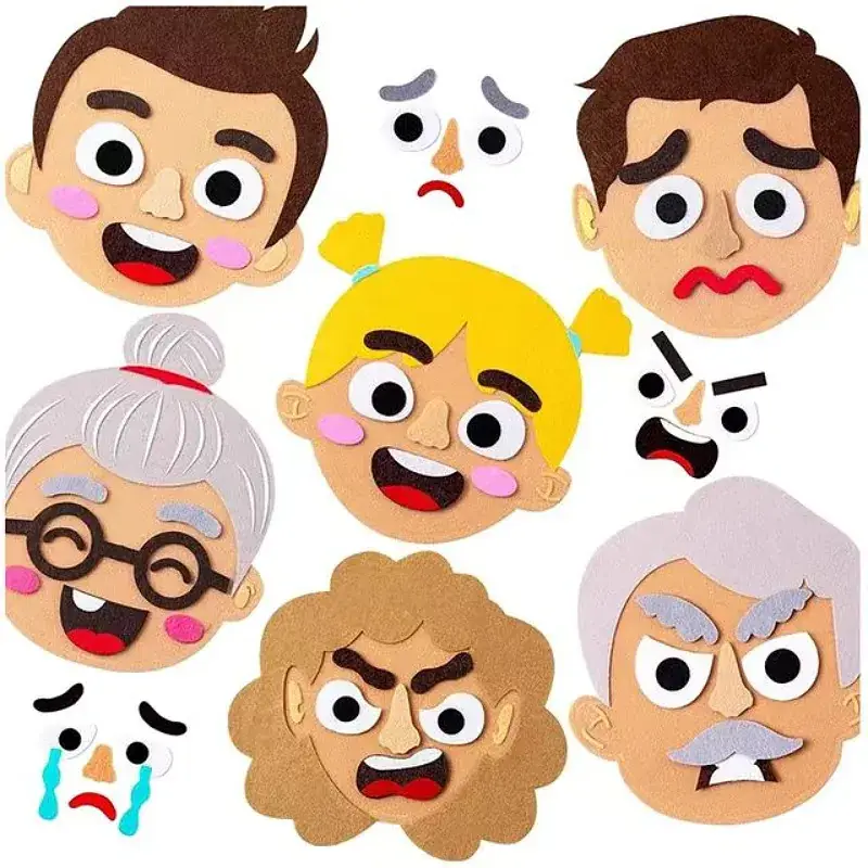 3D Emotional Expression Jigsaw Puzzle for Kids 3-5 Years