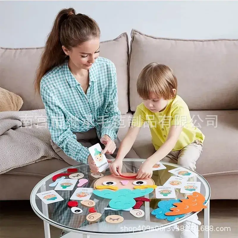 3D Emotional Expression Jigsaw Puzzle for Kids 3-5 Years