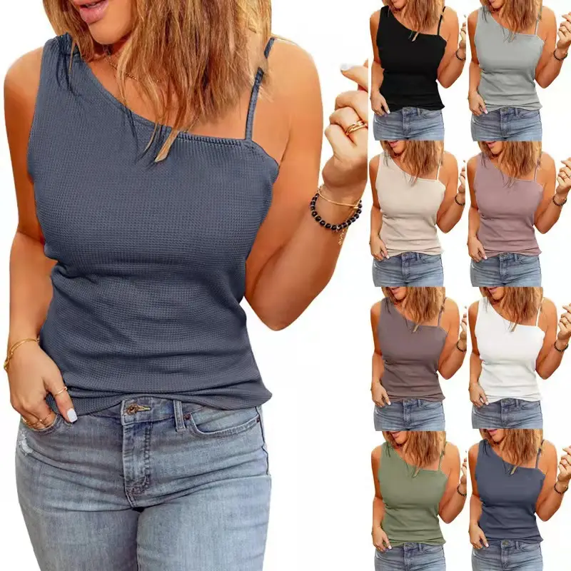 White Split Hip Slim U-Neck Dress for Women — feature 4