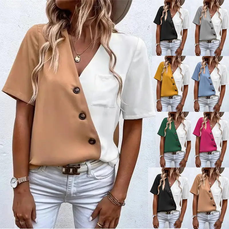 White Split Hip Slim U-Neck Dress for Women — feature 5