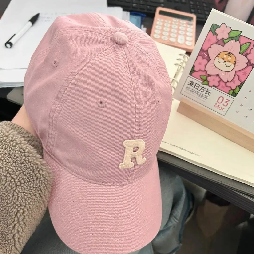 Women's Green Baseball Cap with Letter Embroidery - Image 20