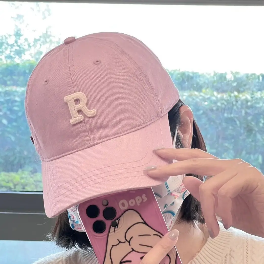 Women's Green Baseball Cap with Letter Embroidery - Image 21