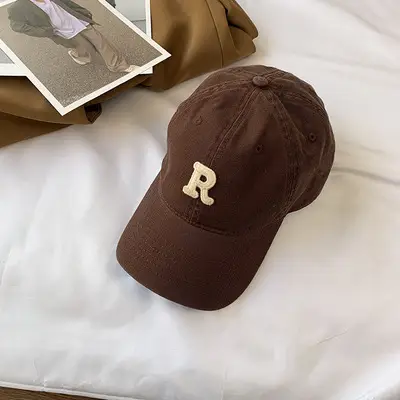 Women's Green Baseball Cap with Letter Embroidery - Image 13