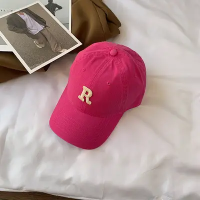 Women's Green Baseball Cap with Letter Embroidery - Image 14