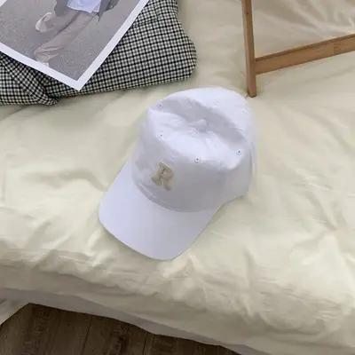 Women's Green Baseball Cap with Letter Embroidery - Image 7