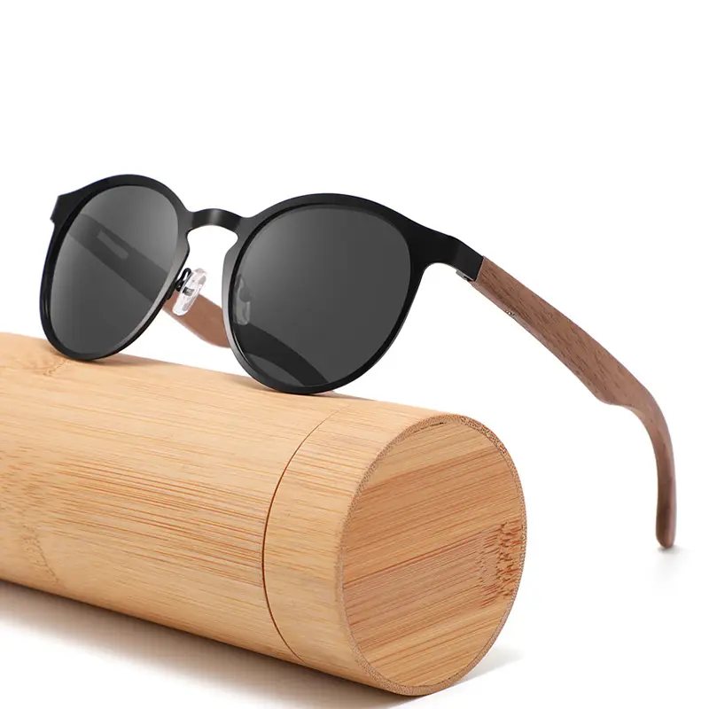 Men Polarized Sunglasses Black Stainless Steel - Image 6