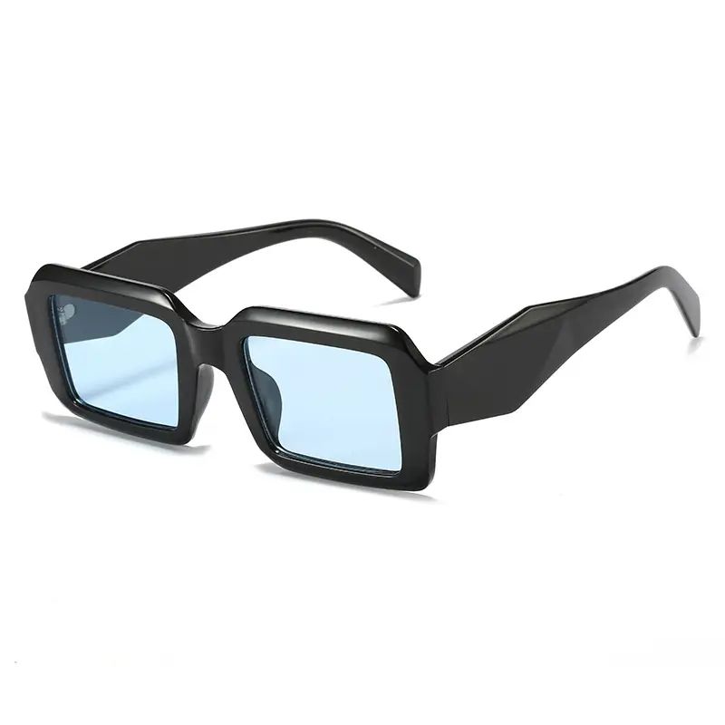 White Square Sunglasses for Women Street Style - Image 3