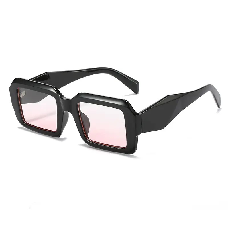 White Square Sunglasses for Women Street Style - Image 4