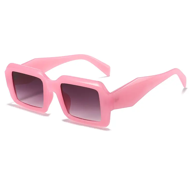 White Square Sunglasses for Women Street Style - Image 7