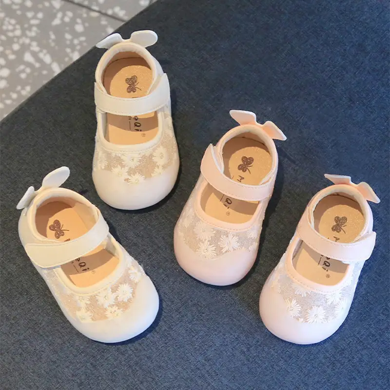 Baby Girl Lace Sandals 0-2Yr Soft Soled