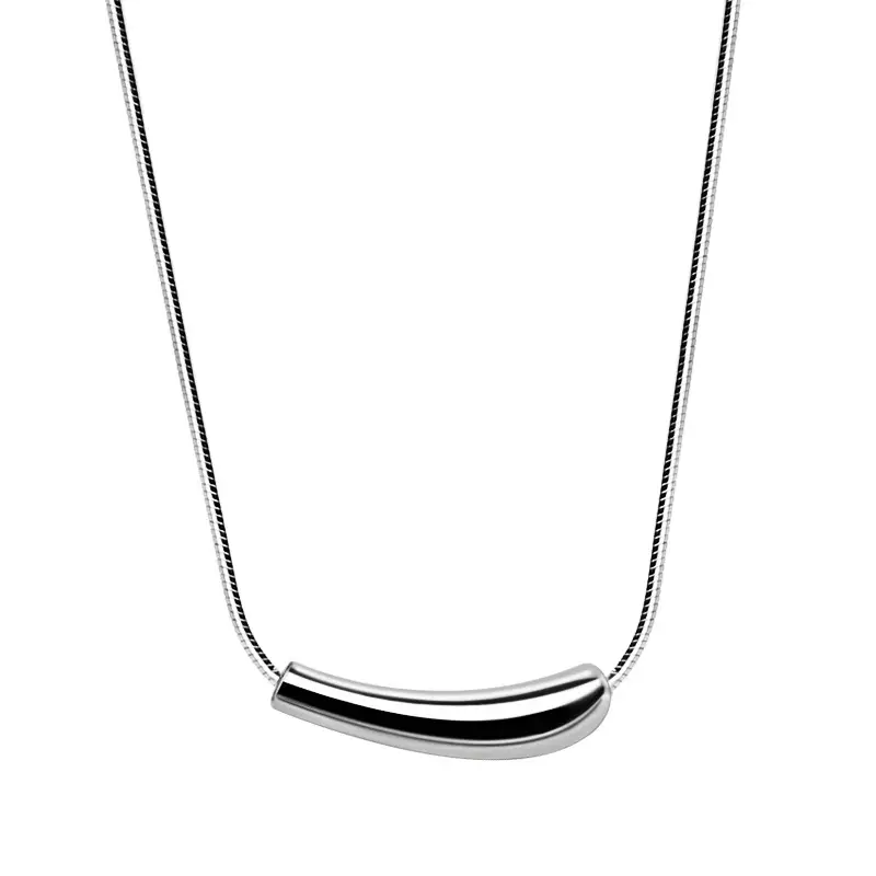 Titanium Steel Women's Eggplant Clavicle Necklace - Image 8