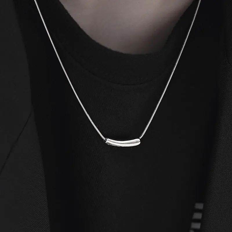 Titanium Steel Women's Eggplant Clavicle Necklace - Image 2