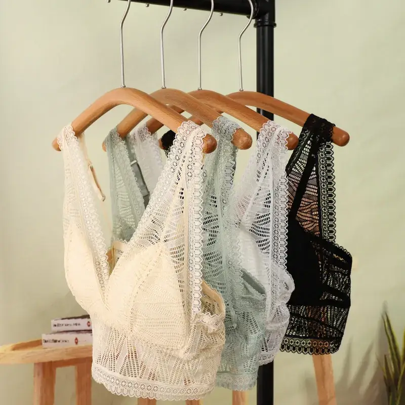 French Style Wireless Silk Camisole for Women - Image 8