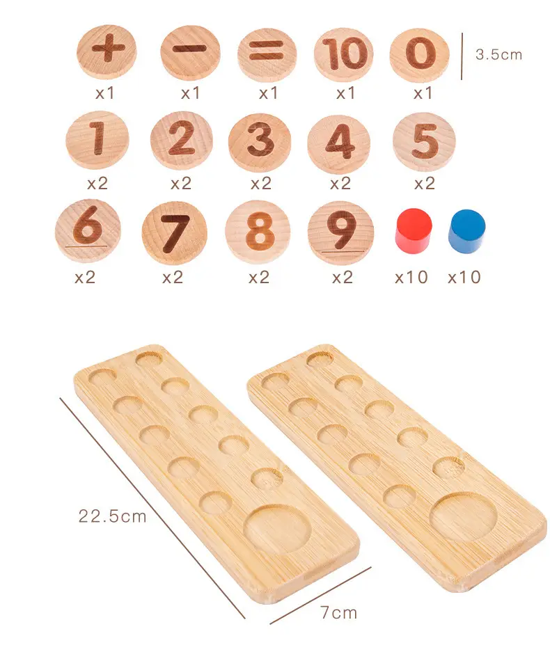 Wooden 10-11 Counting Game for Kids — feature 14