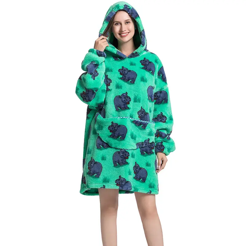 New Winter Hooded Pajamas for Kids & Adults