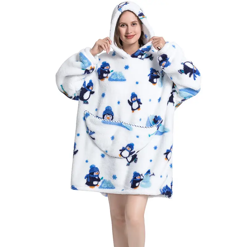 New Winter Hooded Pajamas for Kids & Adults