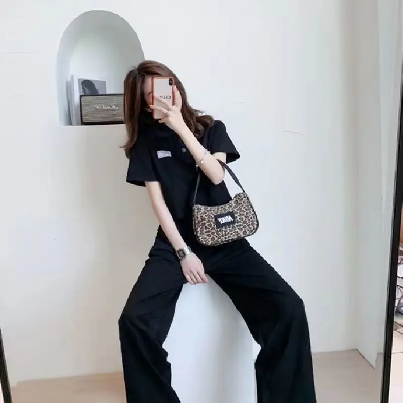 Women Casual Sports Suit 2025 Summer New Korean Style - Image 5