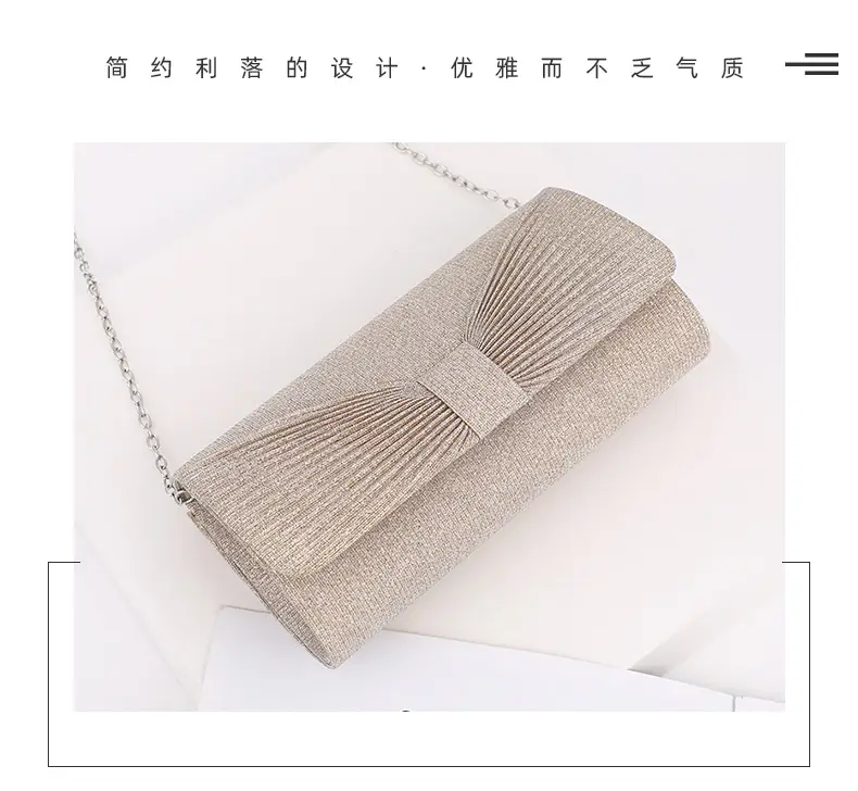 Women's Lock-Clutch Shoulder Bag with Lipstick Storage — feature 2