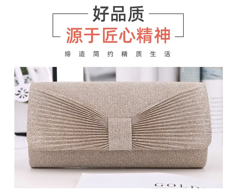 Women's Lock-Clutch Shoulder Bag with Lipstick Storage — feature 3