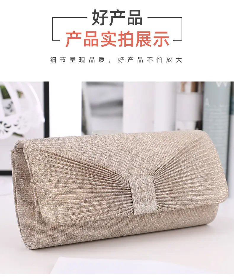 Women's Lock-Clutch Shoulder Bag with Lipstick Storage — feature 9
