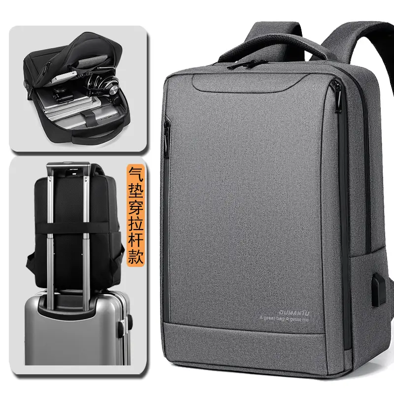Men's Waterproof Computer Backpack Large Capacity Student School Gift - Image 2