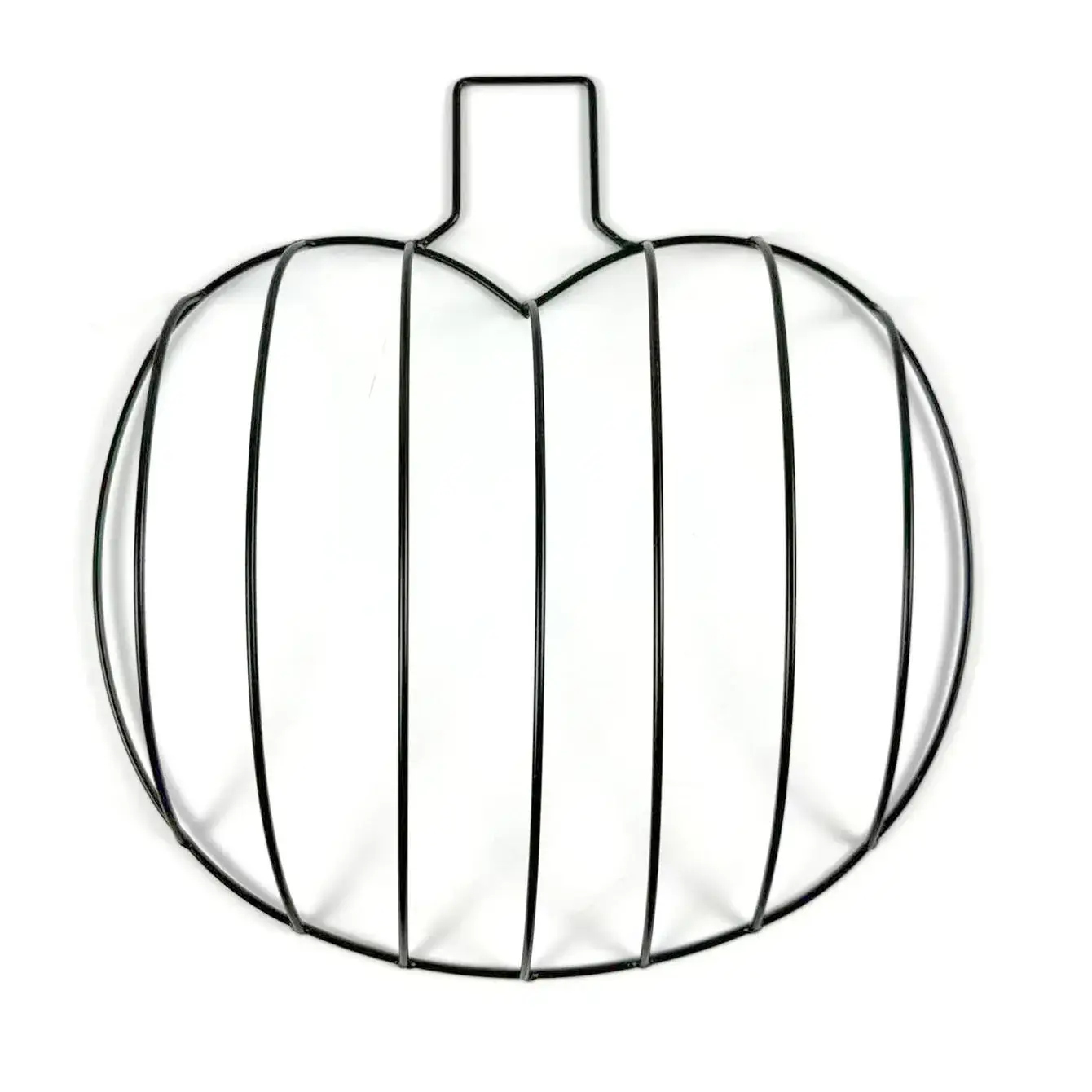 Halloween Pumpkin Decor with Striped Ribbon & Orange Flower - Image 6