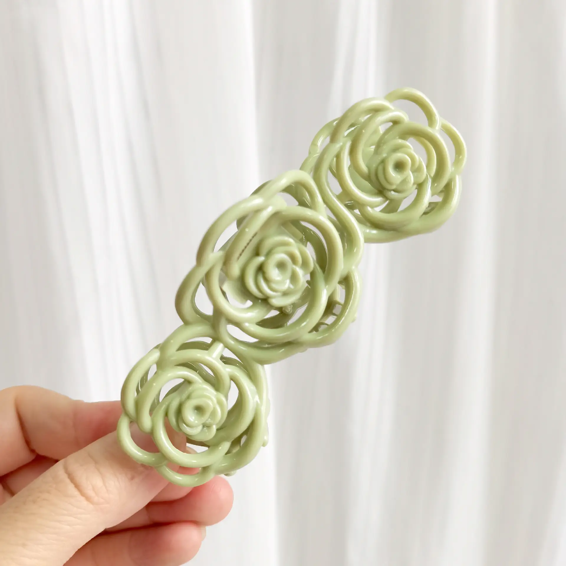 2025 Rose Hair Clips Matte Elegant Bathing Tool - Image 7
