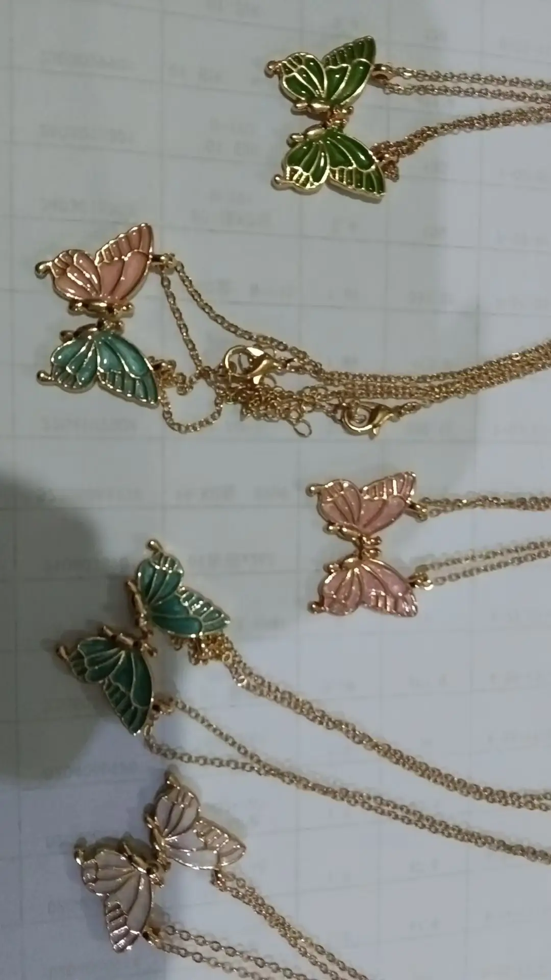 Pink Butterfly Necklace for Girls Friendship Gift — feature 11