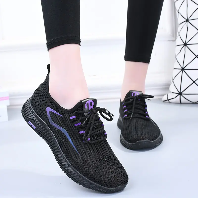 Old Beijing Cloth Shoes Women's Breathable Summer Mesh Shoes Mesh Hollow Women's Shoes Mother's Shoes Sports Casual Shoes Non-slip Soft Sole - Image 4
