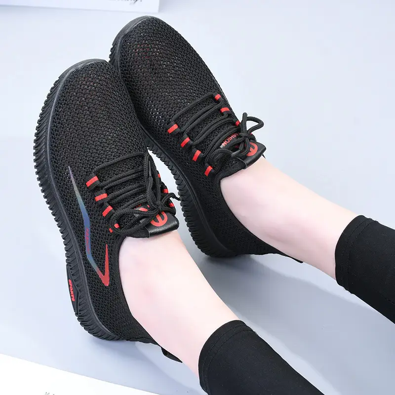 Old Beijing Cloth Shoes Women's Breathable Summer Mesh Shoes Mesh Hollow Women's Shoes Mother's Shoes Sports Casual Shoes Non-slip Soft Sole - Image 5
